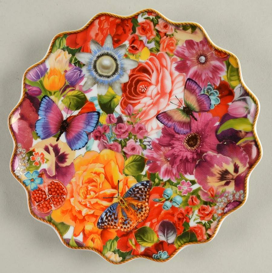 Eliza Stripe Tidbit Plate by Lenox-1