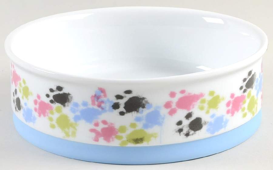 Pet Lover Paw Prints Pet Bowl by Lenox-1