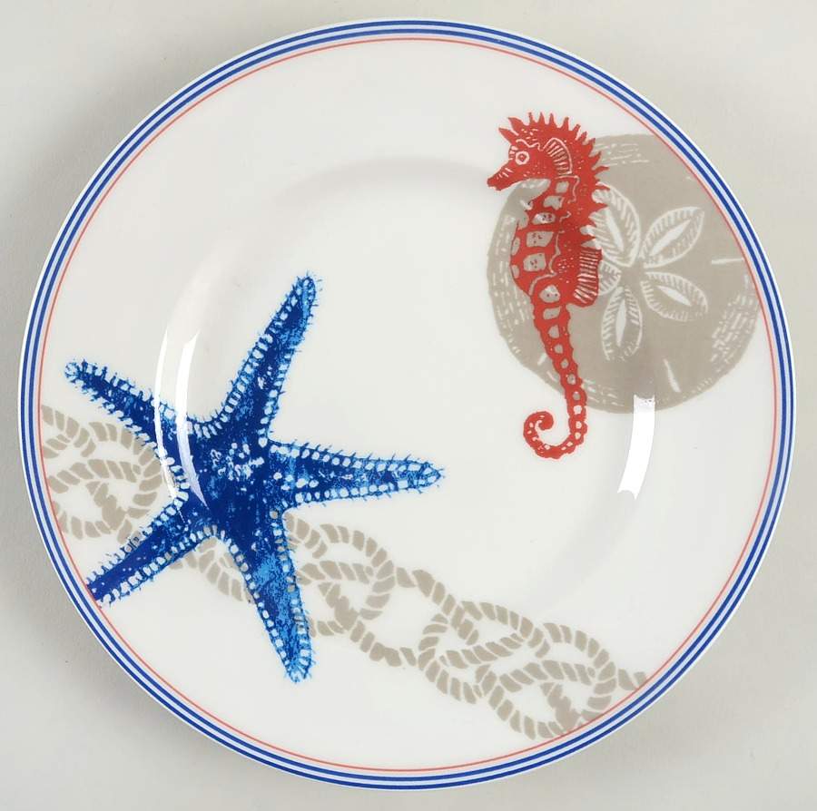 Oceanside Accent Luncheon Salad Plate by Lenox-1
