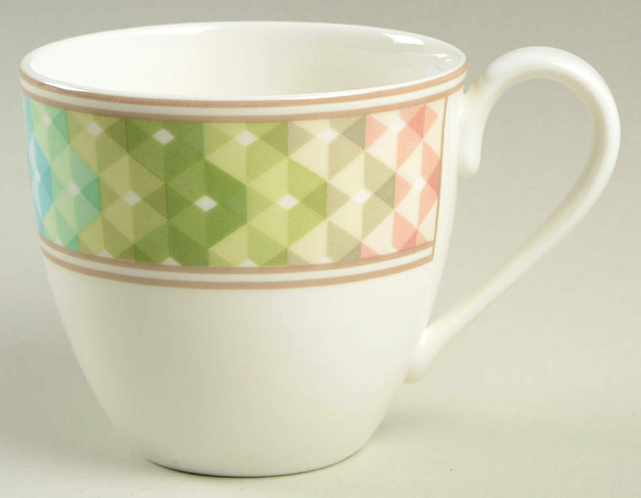 Entertain 365 (Sculpture Green Blue) Dessert Mug by Lenox-1