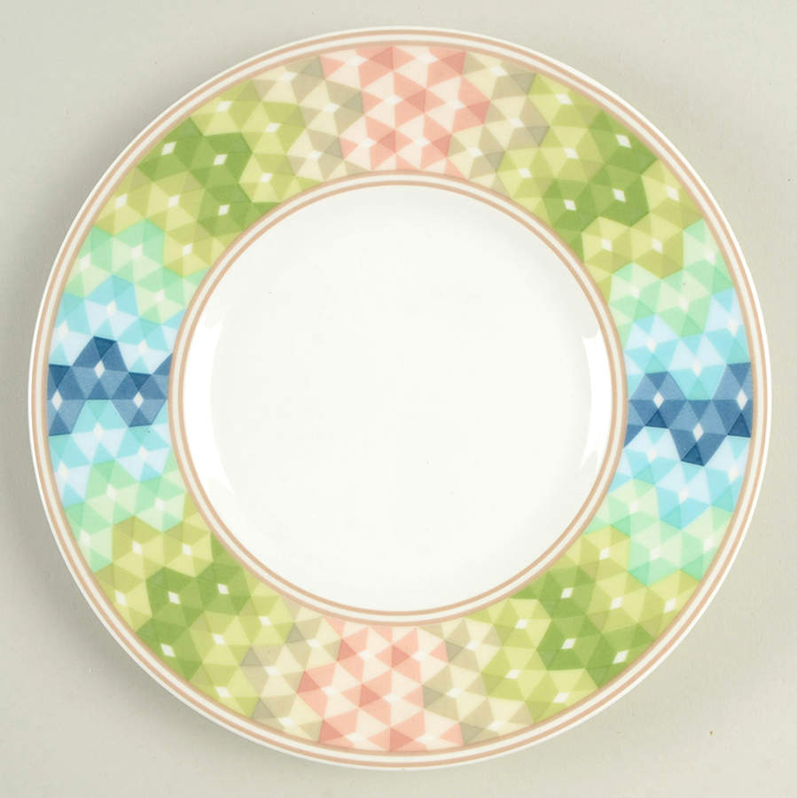 Entertain 365 (Sculpture Green Blue) Dessert/Pie Plate by Lenox-1