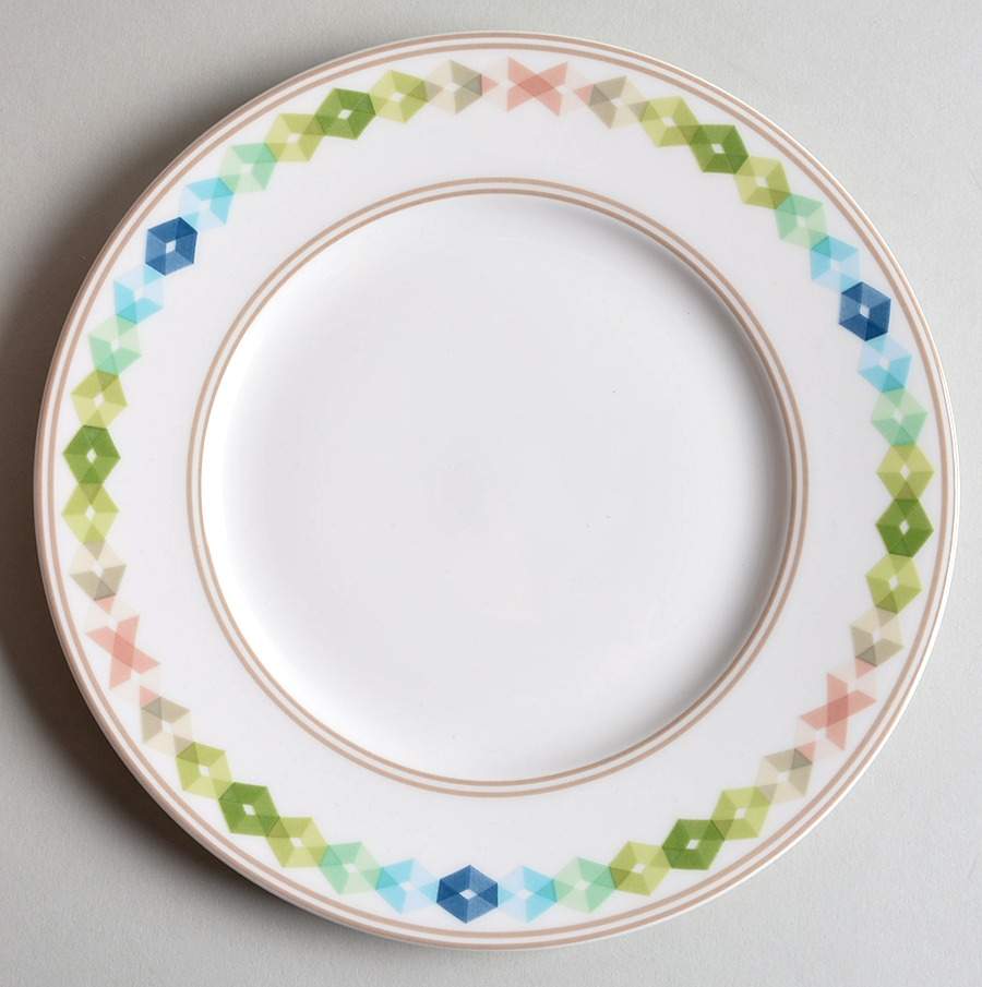 Entertain 365 (Sculpture Green Blue) Accent Luncheon Salad Plate by Lenox-1