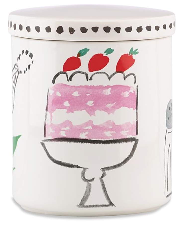 Pretty Pantry Medium Metal Canister & Lid by Lenox-1