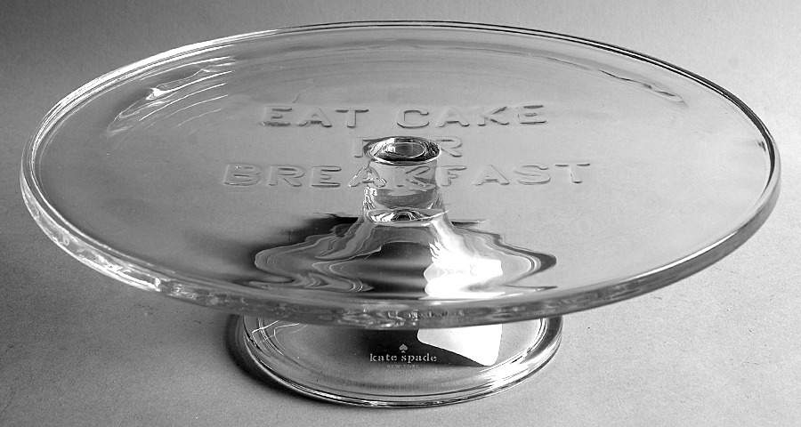 All in Good Taste 10" Diameter Pedestal Cake Stand w/Glass Plate by Lenox-1