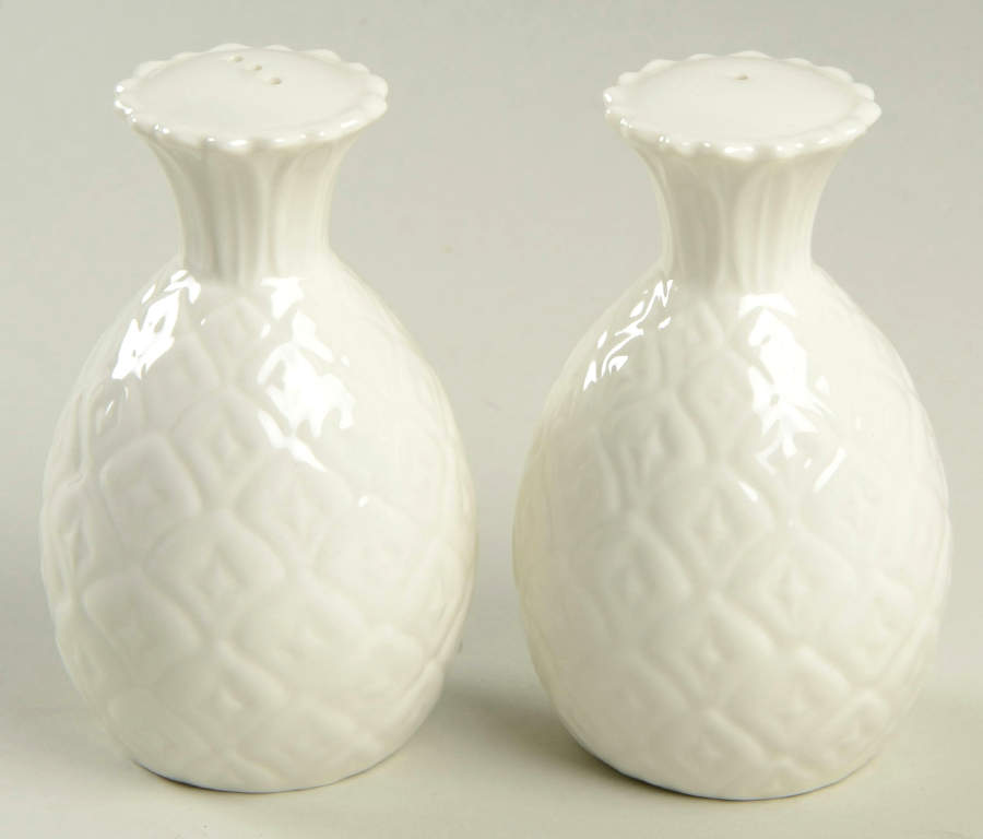 British Colonial Carved Figural Salt and Pepper by Lenox-1