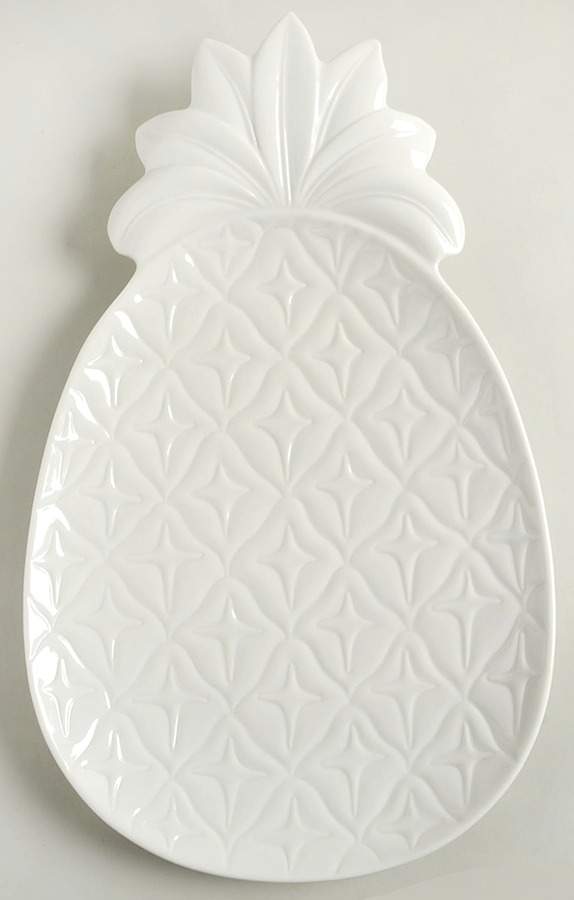 British Colonial Carved 15" Figural Platter by Lenox-1