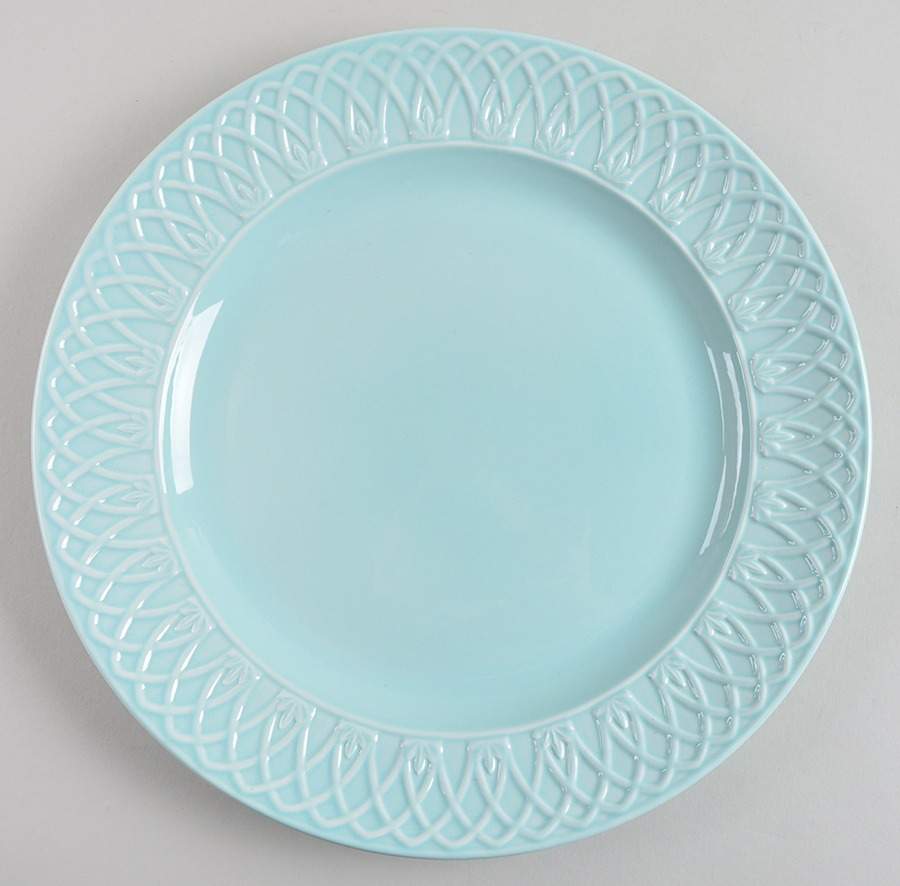 British Colonial Carved Dinner Plate by Lenox-1