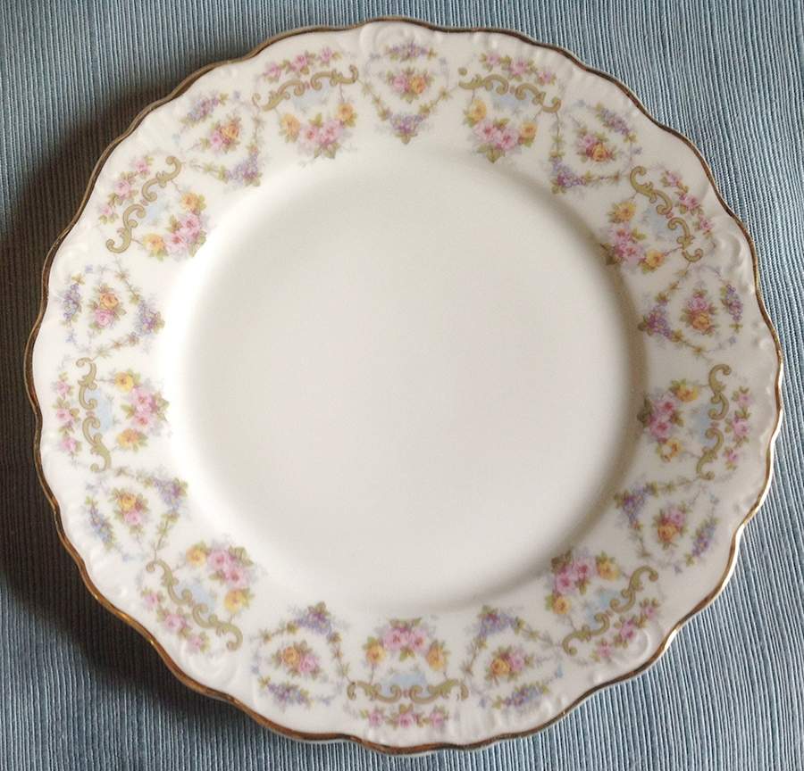 Marie Antoinette Salad Plate by Lanternier-1