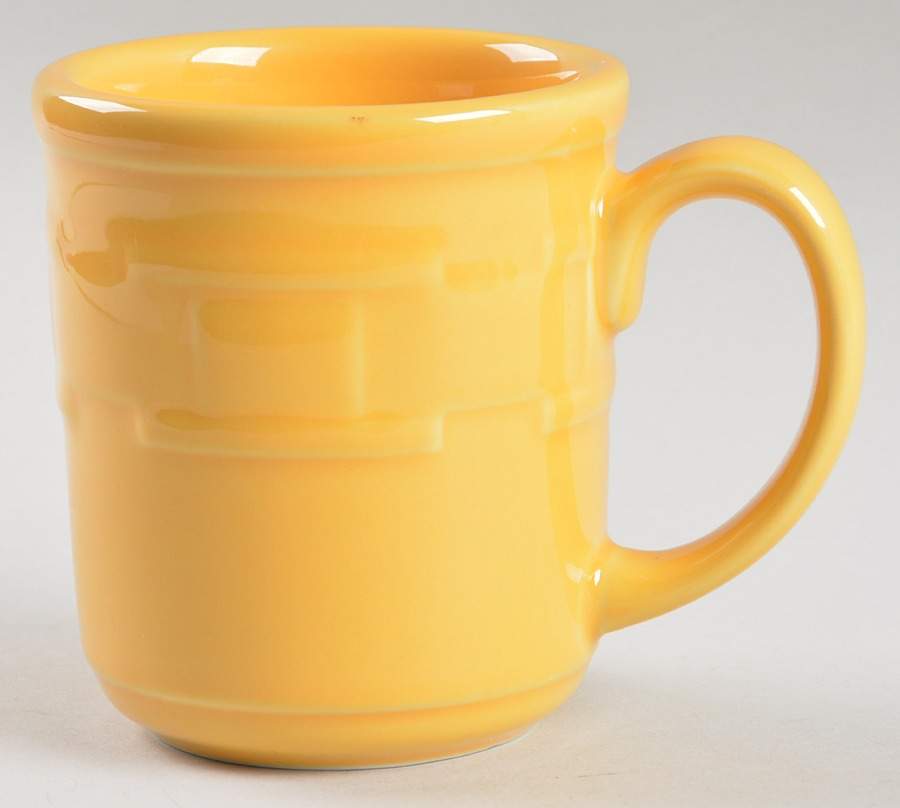 Woven Traditions Sunflower Yellow Mug by Longaberger-1