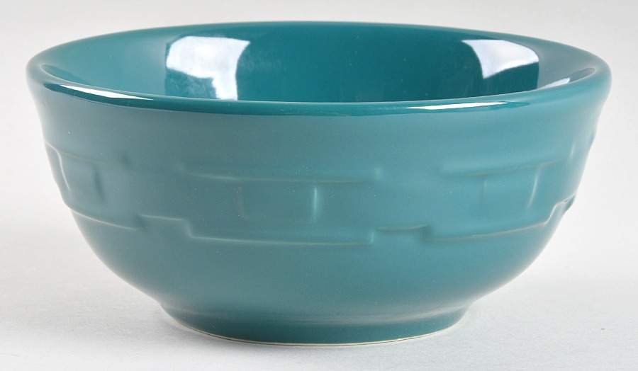 Woven Traditions Teal Blue 5" All Purpose Bowl by Longaberger-1