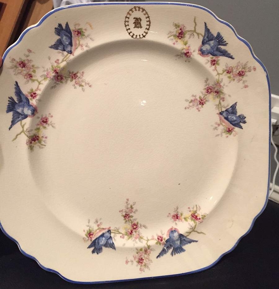 LIA161 Square Luncheon Plate by Limoges-American-1