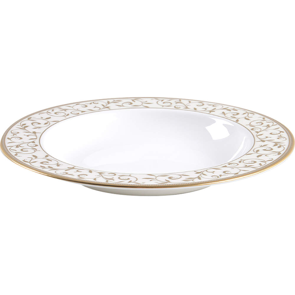 Opal Innocence Gold 9" Soup/Pasta Bowl by Lenox-1