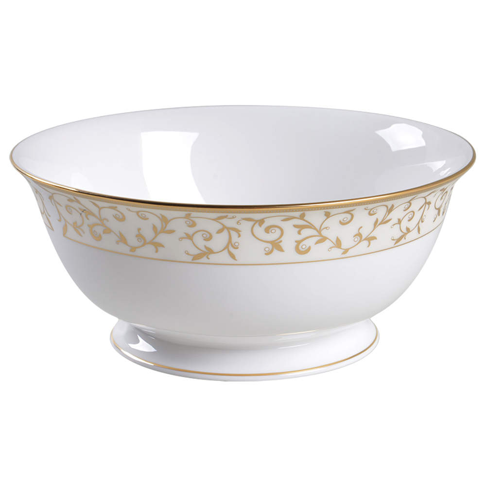 Opal Innocence Gold 8" Round Serving Bowl by Lenox-1