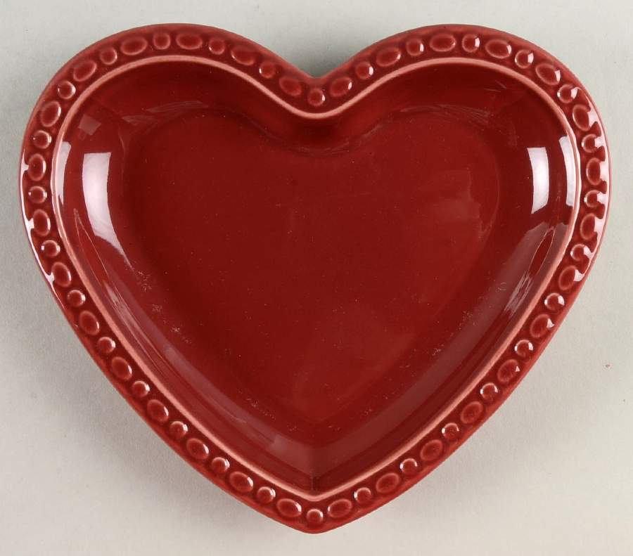Giftware Heart Shaped Tray by Longaberger-1