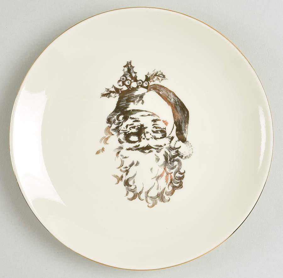 Golden Holidays Dessert/Pie Plate by Lenox-1