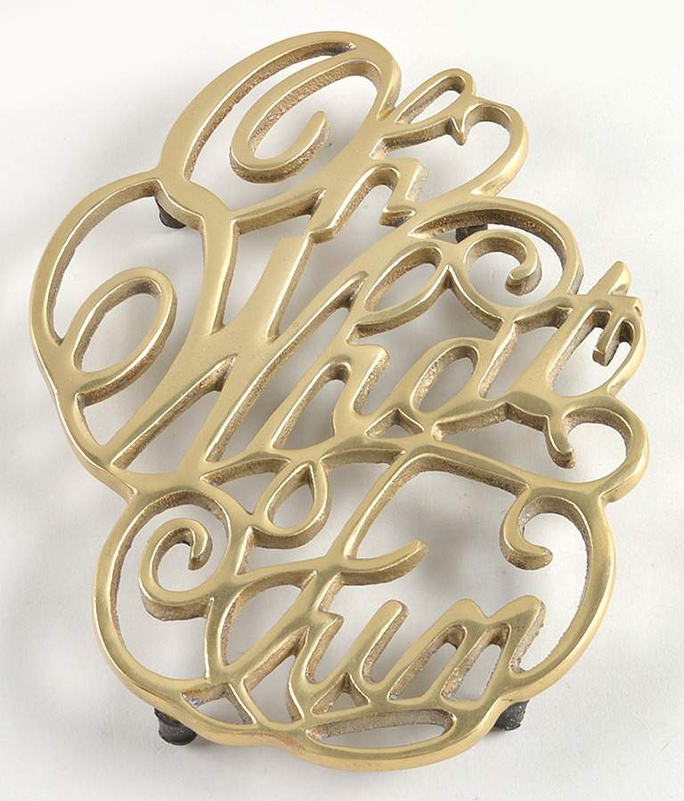 Golden Holidays Metal Trivet by Lenox-1