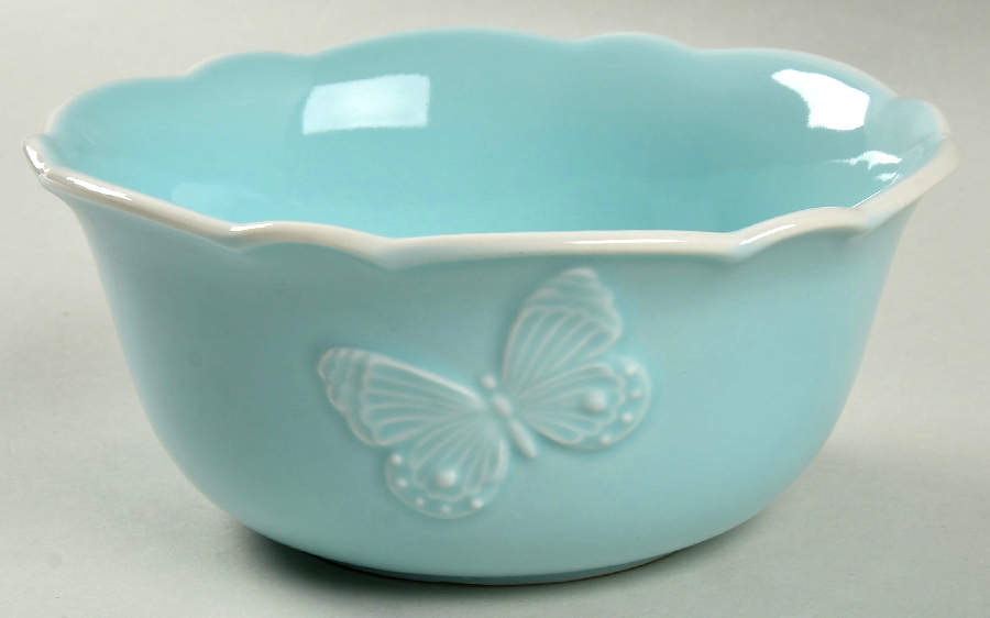 Butterfly Meadow Carved (Blue) 6" All Purpose Bowl by Lenox-1
