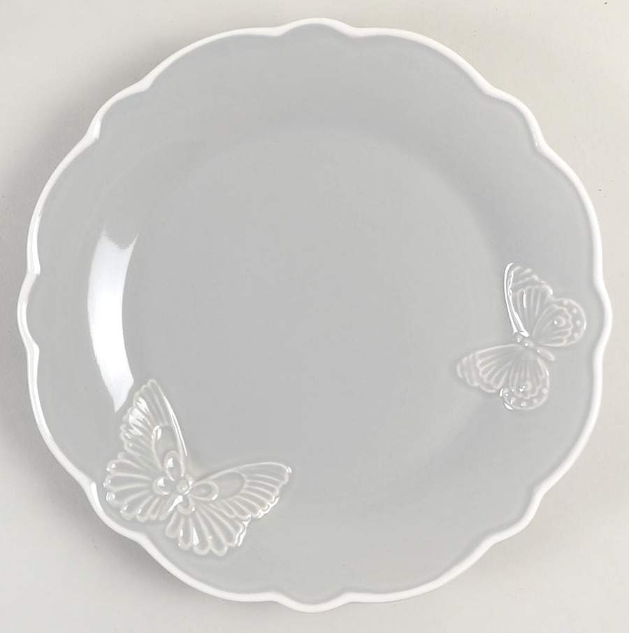 Butterfly Meadow Carved (Slate) Accent Salad Plate by Lenox-1