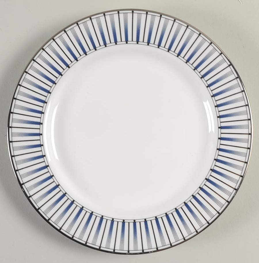 Geodesia Blue Bread & Butter Plate by Lenox-1