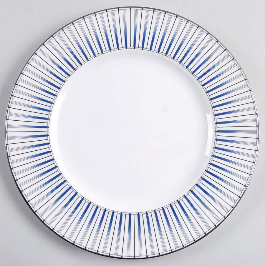Geodesia Blue Accent Salad Plate by Lenox-1