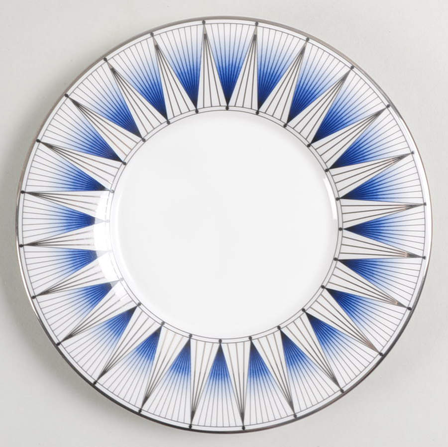 Geodesia Blue Saucer by Lenox-1