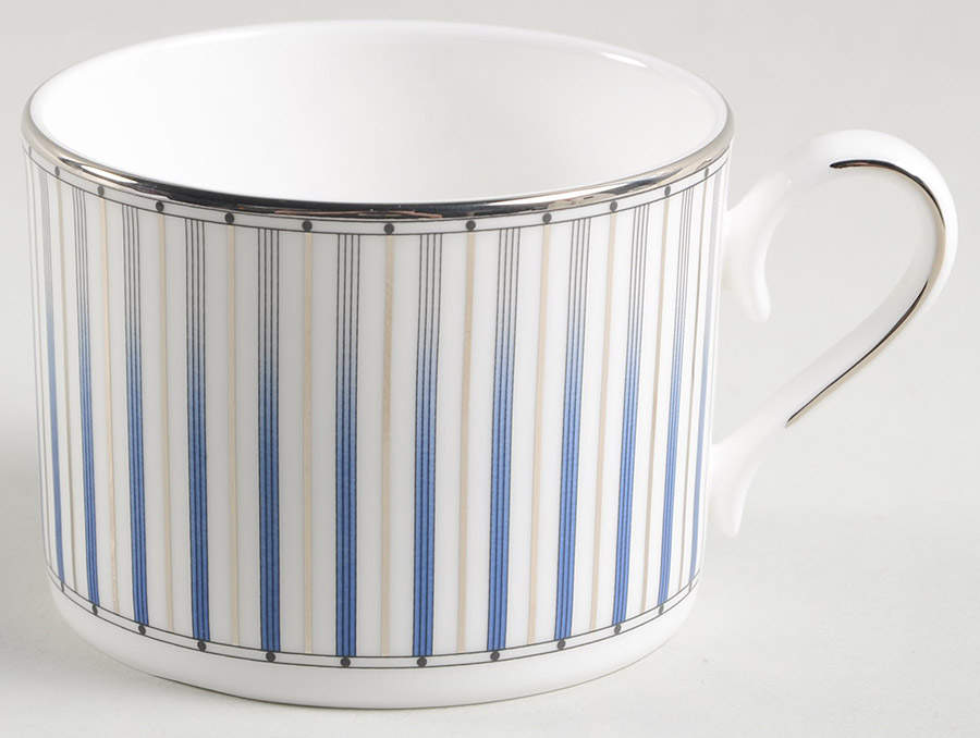 Geodesia Blue Flat Cup by Lenox-1