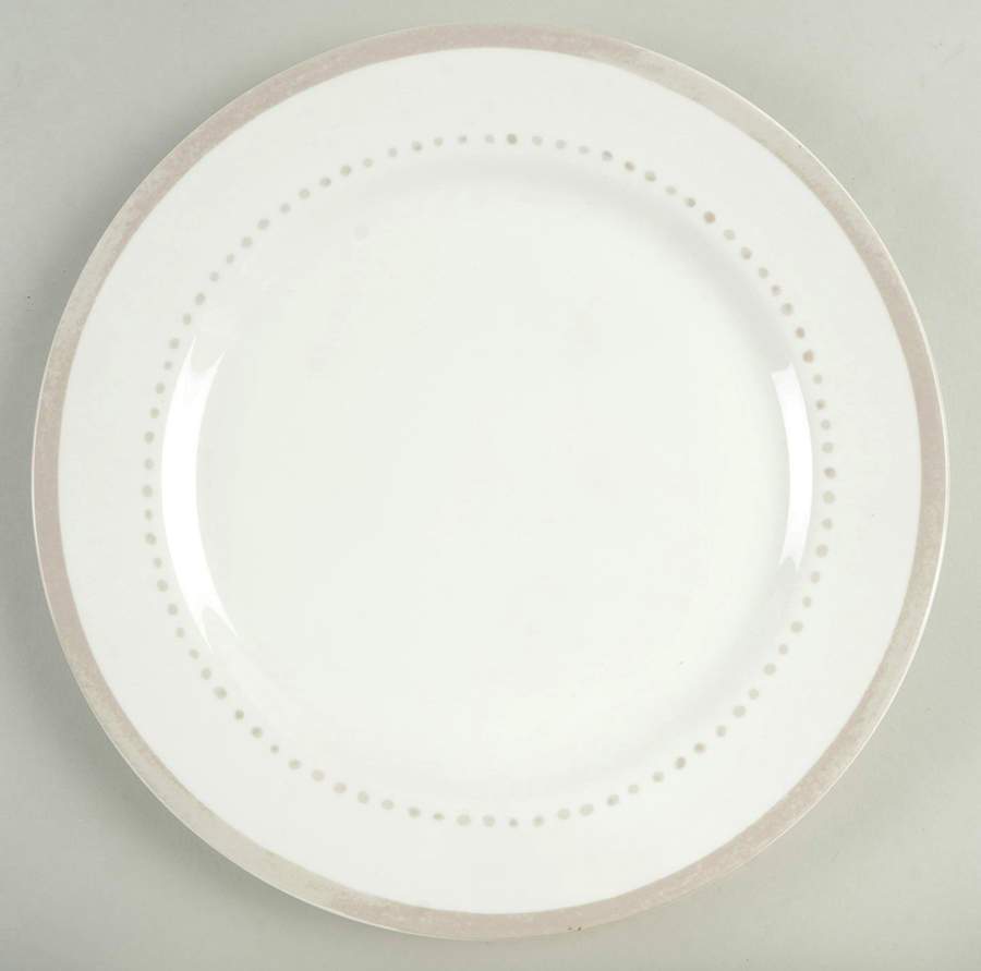 Charlotte Street North Grey Dinner Plate by Lenox-1