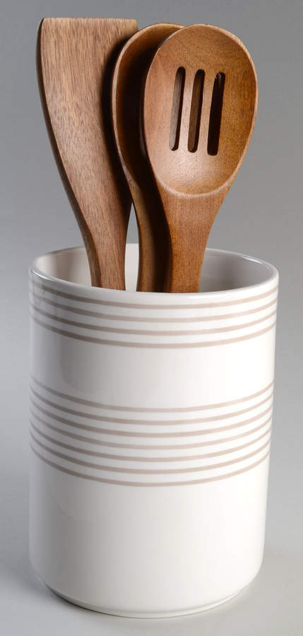 Charlotte Street North Grey Utensil Set (Holder & Utensils) by Lenox-1