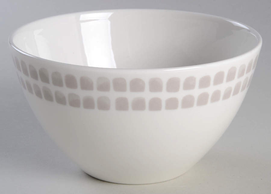 Charlotte Street North Grey Soup/Cereal Bowl by Lenox-1