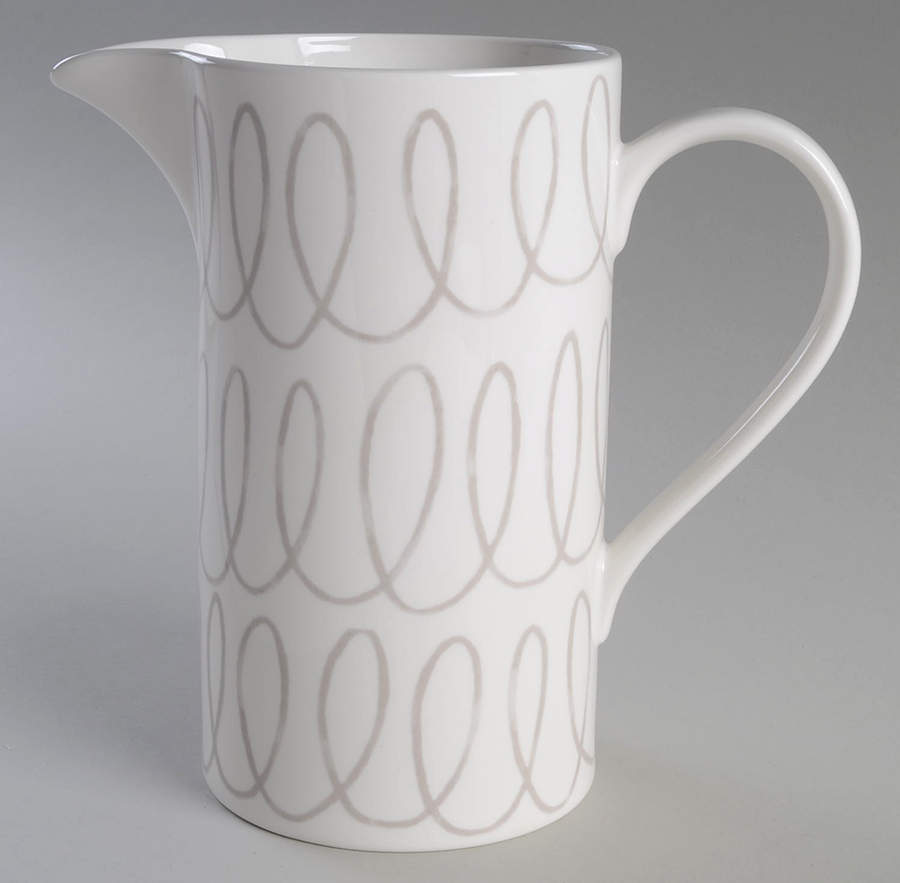 Charlotte Street North Grey 70 Oz Pitcher by Lenox-1