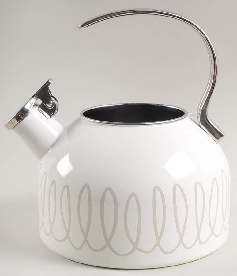 Charlotte Street North Grey Metal Kettle No Lid by Lenox-1