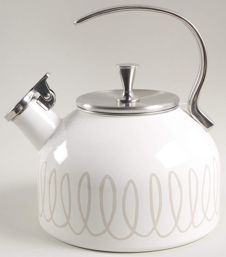 Charlotte Street North Grey Metal Kettle & Lid by Lenox-1