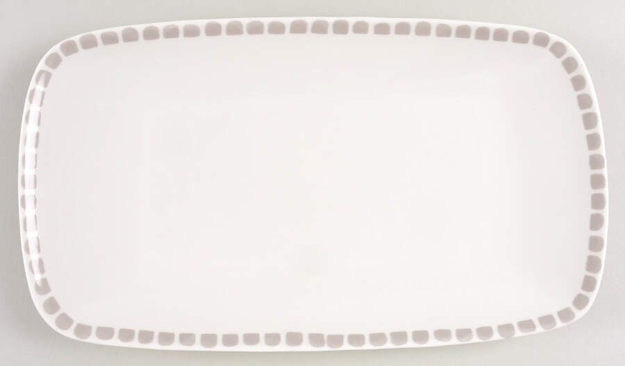 Charlotte Street North Grey Hors d'Oeuvre Tray by Lenox-1