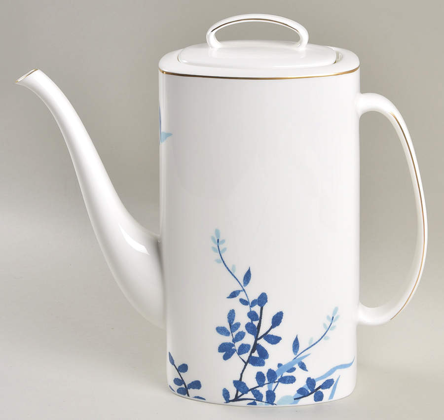 Birch Way Indigo Coffee Pot & Lid by Lenox-1