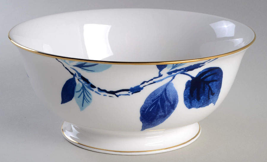 Birch Way Indigo 8" Round Serving Bowl by Lenox-1