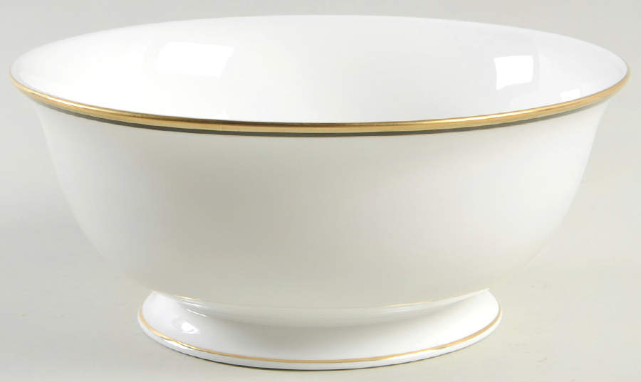 Library Lane Black 8" Round Serving Bowl by Lenox-1
