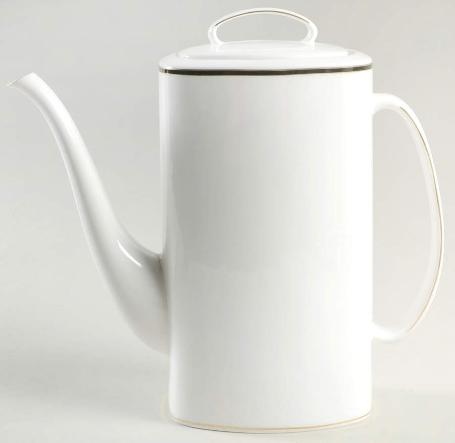 Library Lane Black Coffee Pot & Lid by Lenox-1