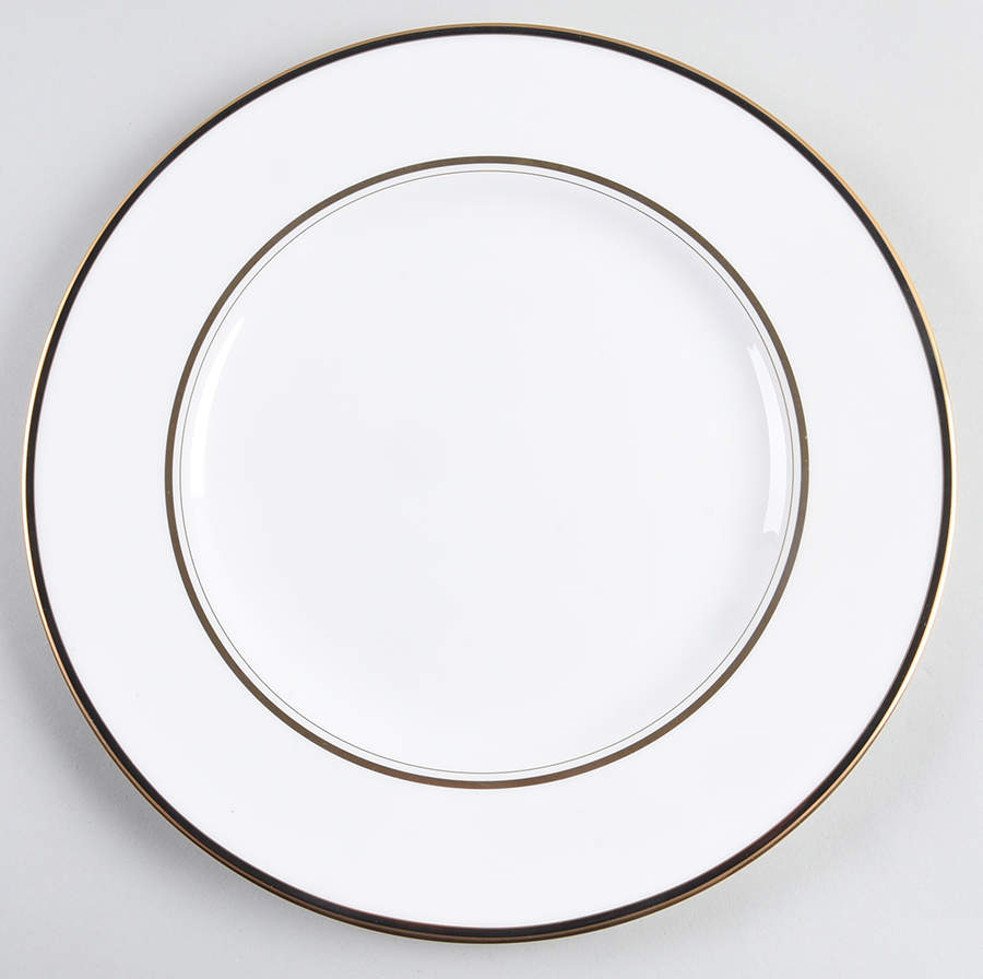 Library Lane Black Dinner Plate by Lenox-1