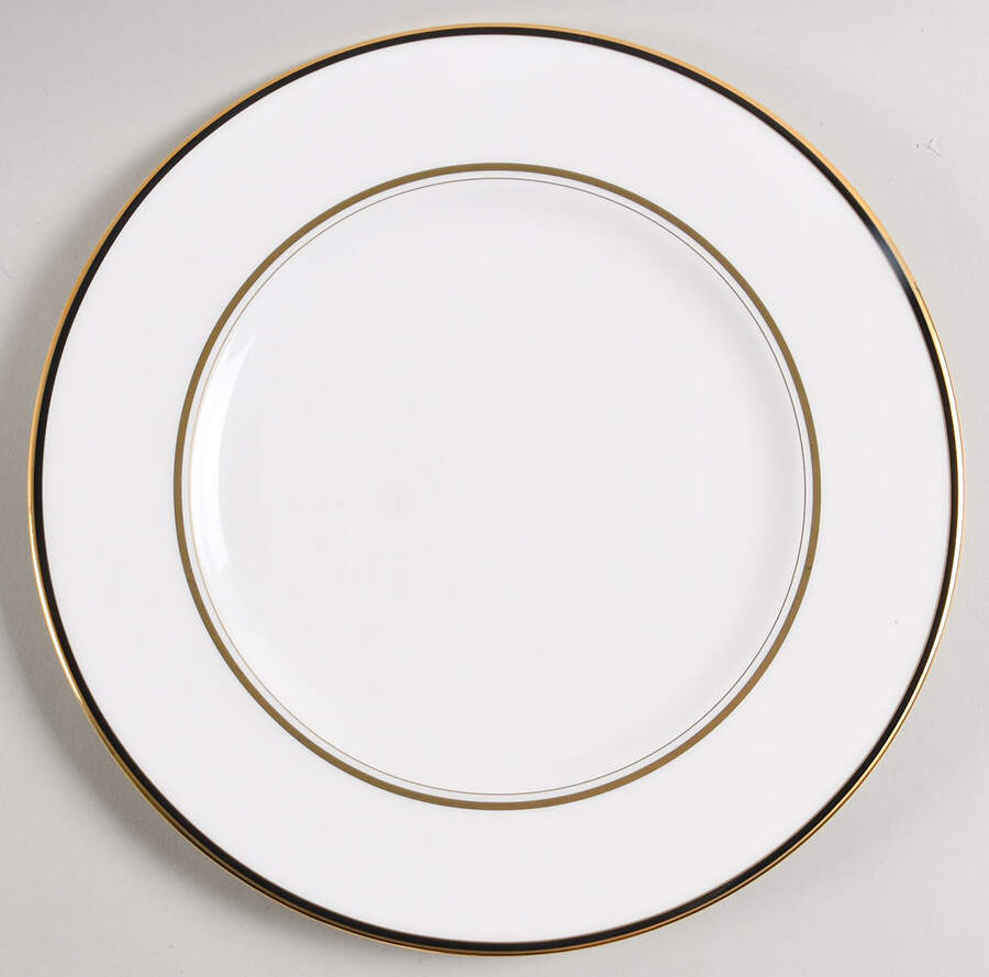 Library Lane Black Dinner Plate by Lenox-1