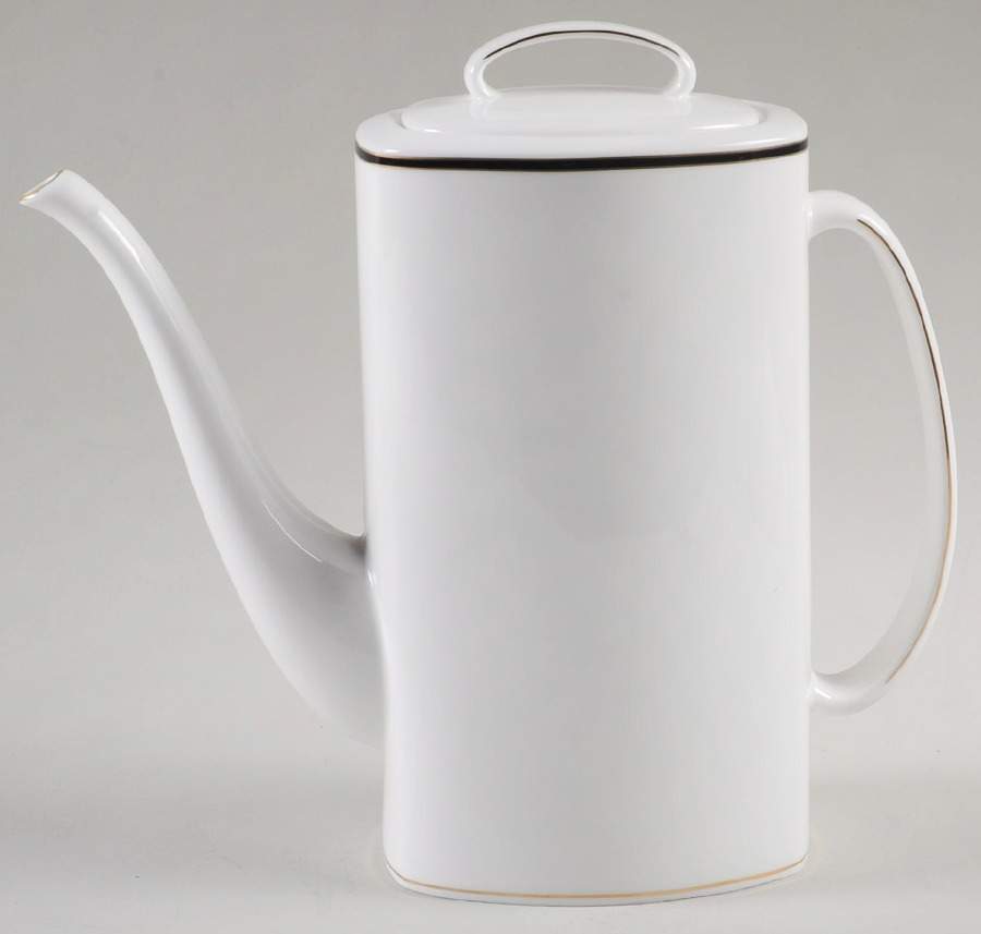 Library Lane Black Coffee Pot & Lid by Lenox-1