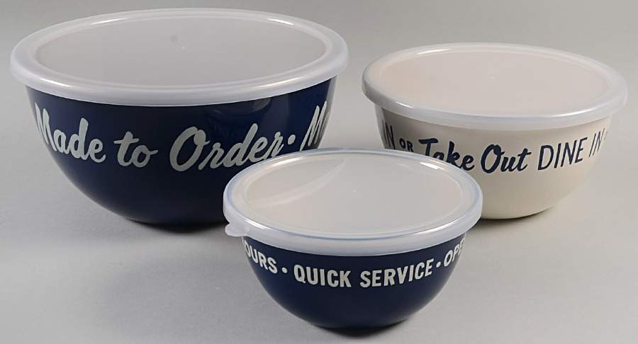 Order's Up 3 Metal Bowls & Plastic Lids  (6 5/8",7 1/4",8") by Lenox-1