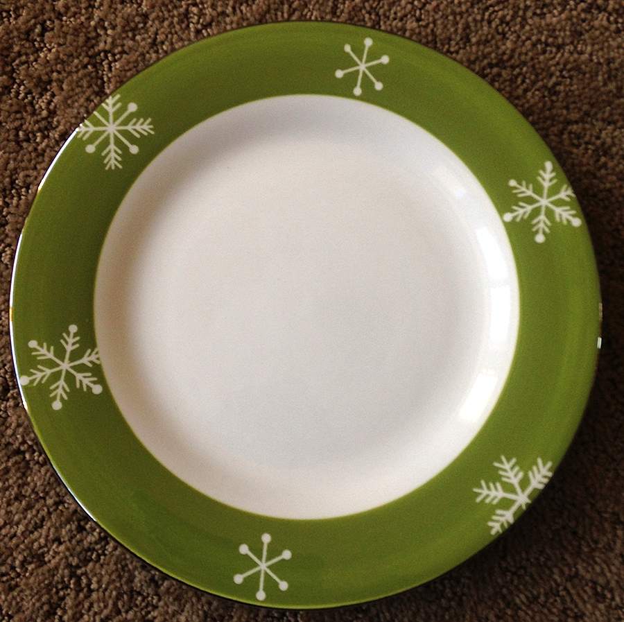 Winter Wonder (Green) Dinner Plate by Laurie Gates-1