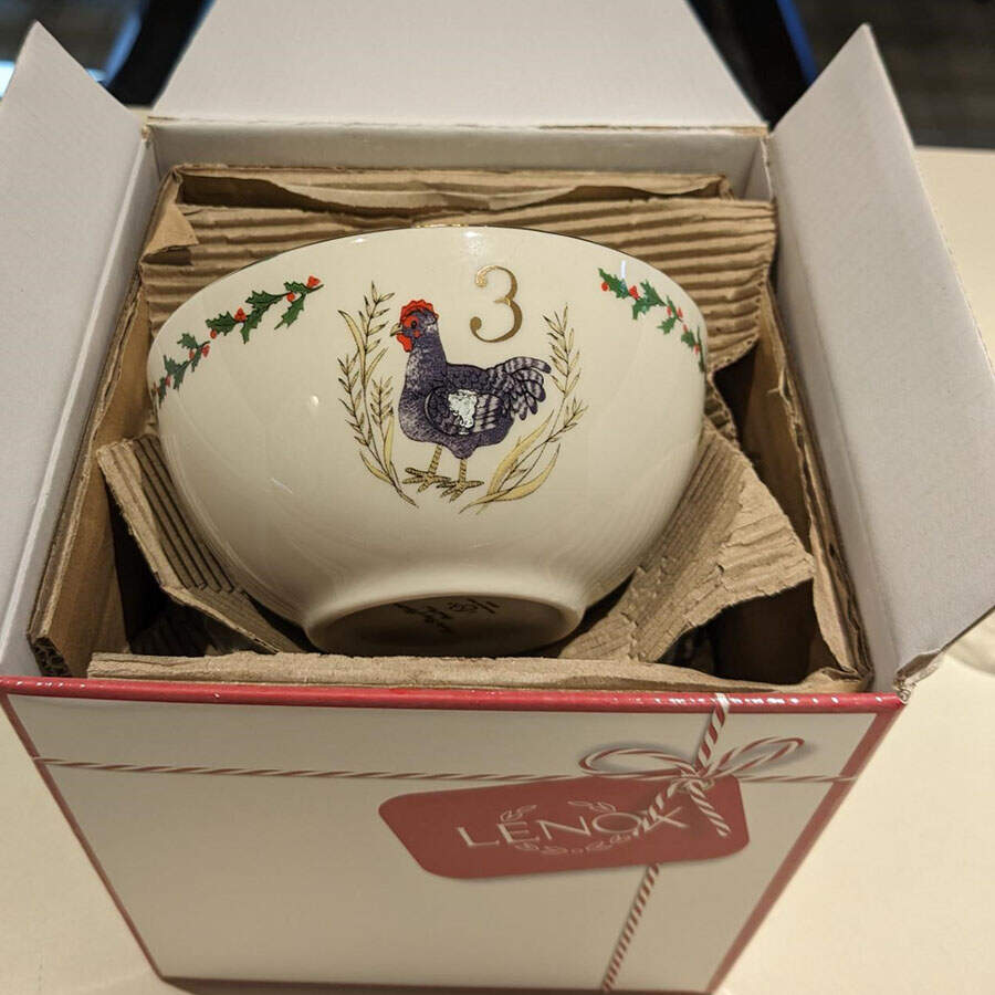 Twelve Days of Christmas Individual All Purpose Bowl by Lenox-1