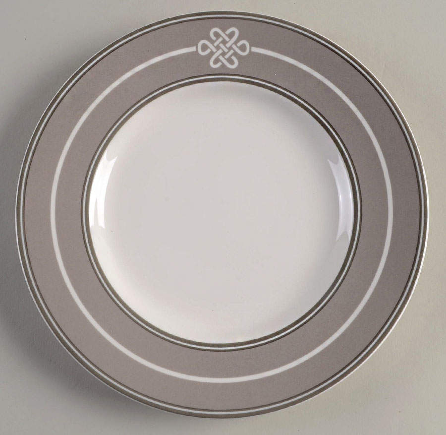 Neutral Party Knot Accent Salad Plate by Lenox-1