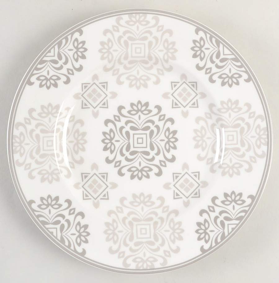 Neutral Party Medallion Accent Salad Plate by Lenox-1