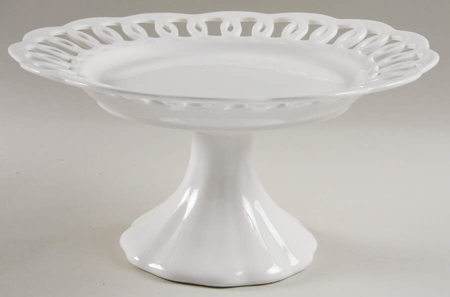 Firenze Round Compote (Height X Width) by La Porcellana Bianca-1
