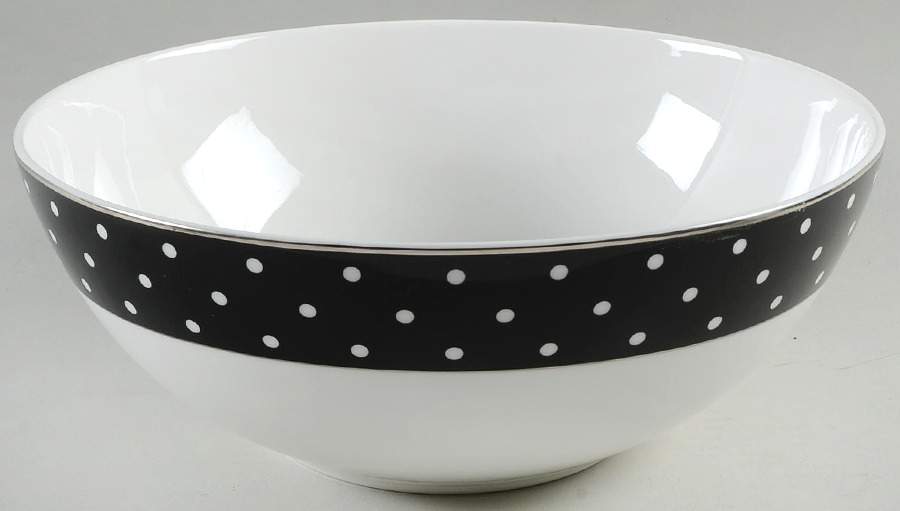 Sadie Street Black 10" Round Serving Bowl by Lenox-1
