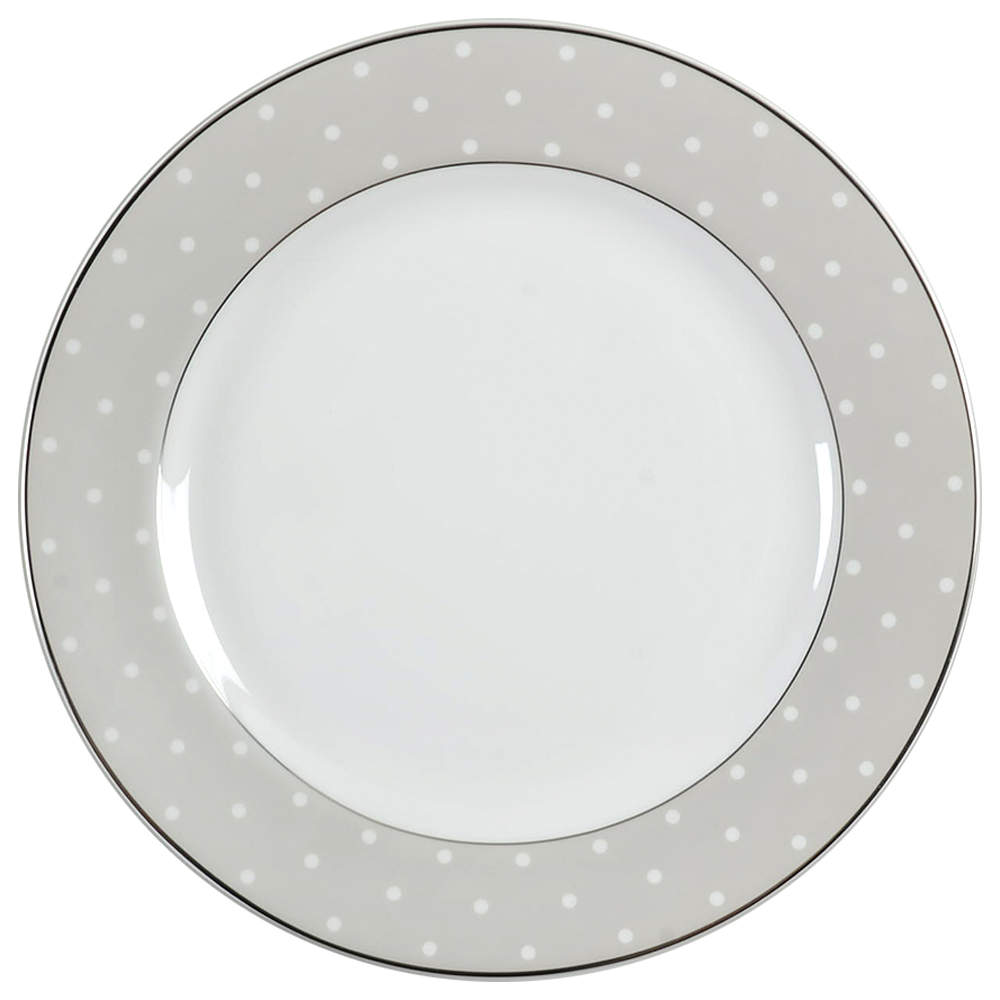Sadie Street Grey Dinner Plate by Lenox-1