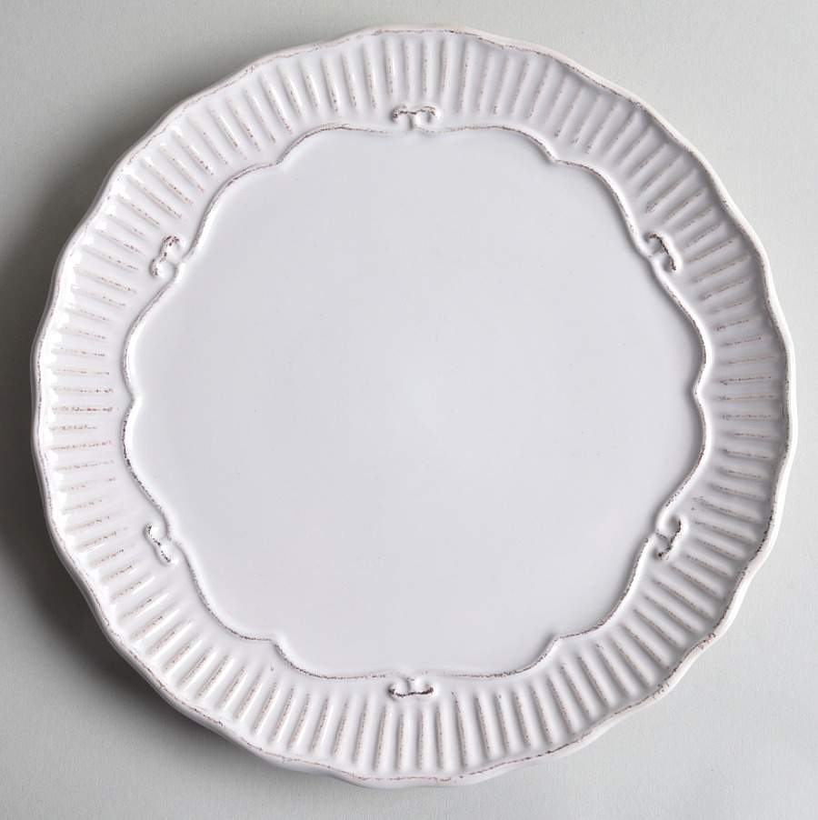 Khloe Ivory Salad Plate by Livingquarters-1