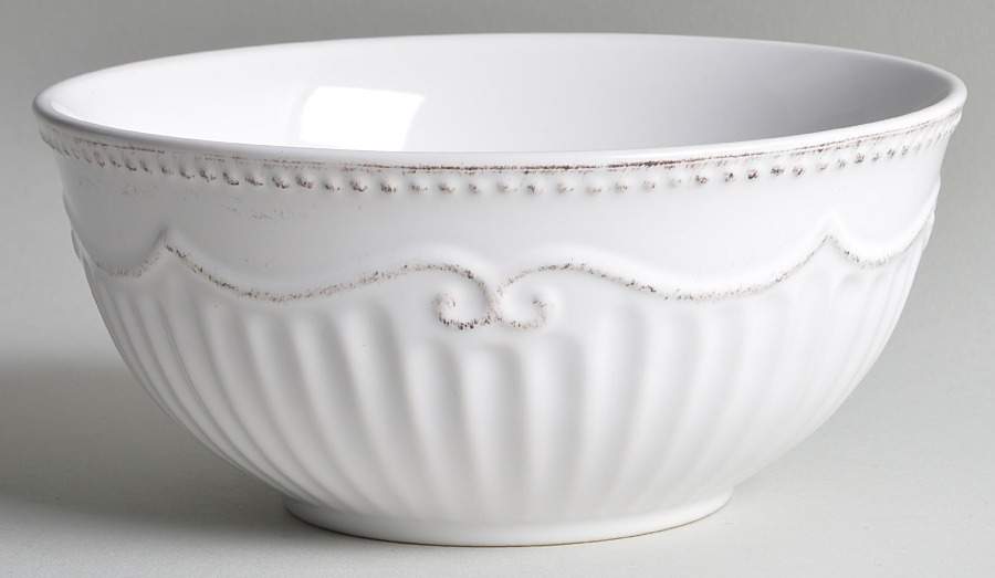 Khloe Ivory Soup/Cereal Bowl by Livingquarters-1